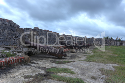 San Jeronimo Fort was built in several stages between 1596 and 1