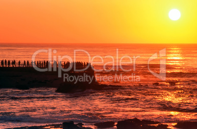 Sunset in La Jolla, California