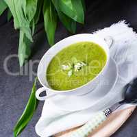 Wild garlic soup