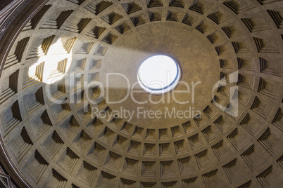 Interior of the roman Pantheon
