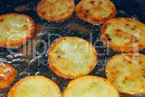 zucchini roast in a frying pan
