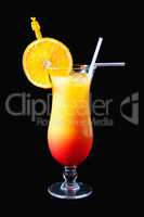 Orange - red cocktail