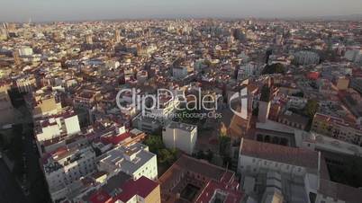 Architecture of Valencia, aerial view
