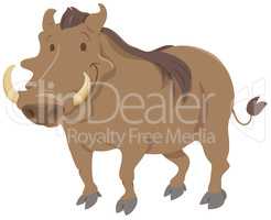 cartoon warthog animal character