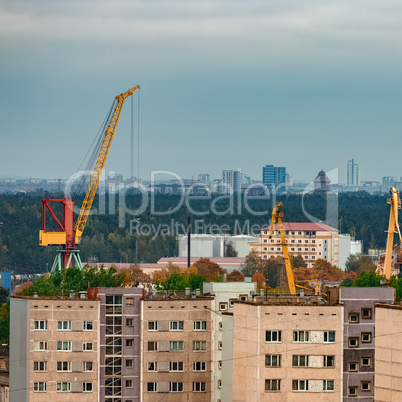 Residential area in Riga