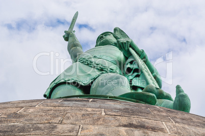 Hermannsdenkmal im Teutoburger Wald in Deutschland.