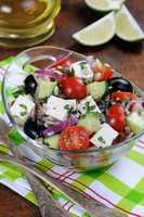 Greek Salad with Orzo