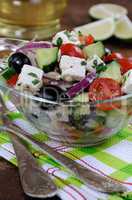 Greek Salad with Orzo