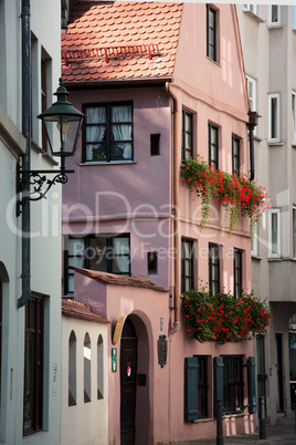 Street in Old Part of Augsburg