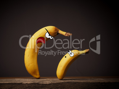 Angry banana boss