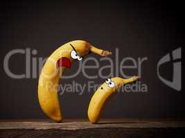 Angry banana boss