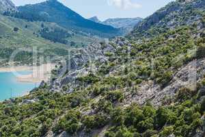 Cuber Stausee in der Sierra de Tramuntana, Mallorca, Spanien