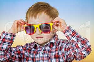 Boy with sunglasses