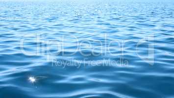 Bright blue seawater surface