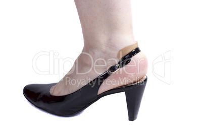 Female foot in a shoe