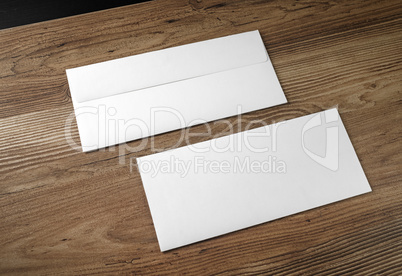 Two blank envelopes