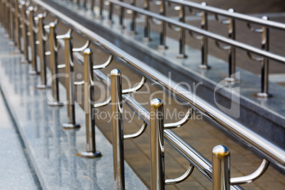 Chromium metal handrail