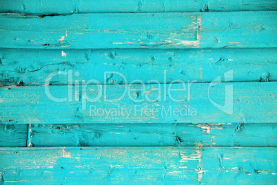 Light Blue Wooden Background With Copy Space