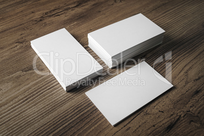 Blank name cards
