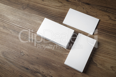 Blank business cards