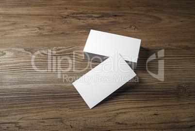 Empty business cards