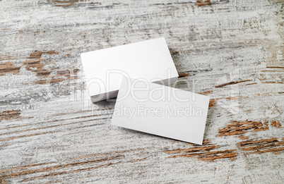 Blank business cards