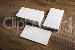 Blank business cards