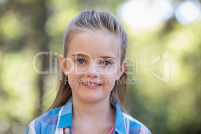 Portrait of smiling little girl