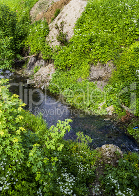 small fast river