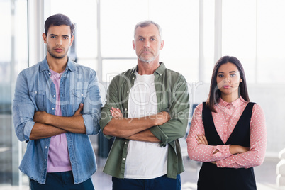 Portrait of confident business people