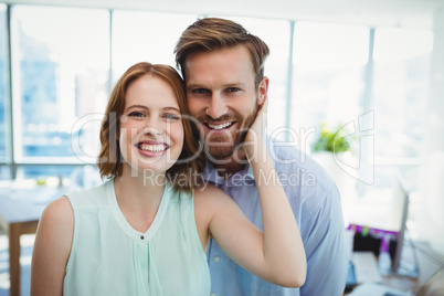 Portrait of happy couple