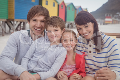 Portrait of happy family