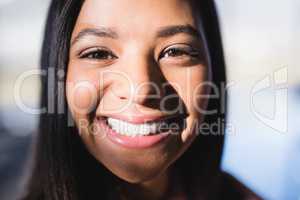 Close up portrait of businesswoman