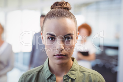 Portrait of confident woman in office