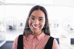 Portrait of smiling young business entrepreneur