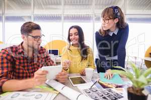 Business people discussing in meeting