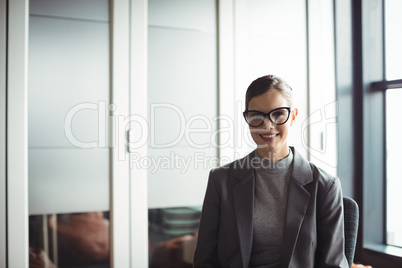 Portrait of smiling counselor