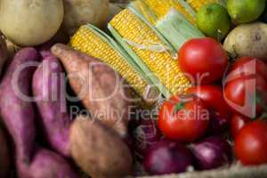 Full frame shot of vegetables