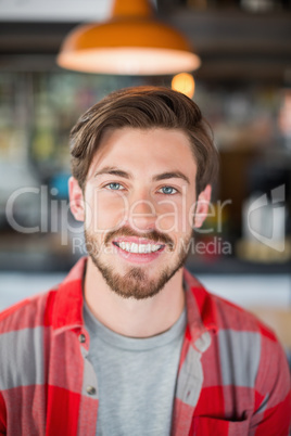 Portrait of smiling young man