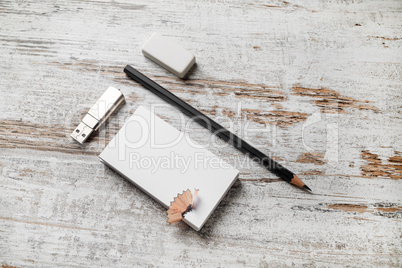 Blank stationery mockup