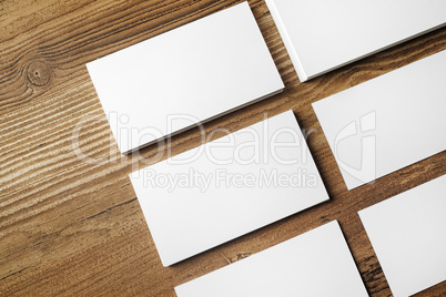 Blank business cards