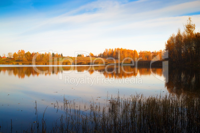 Picturesque autumn landscape