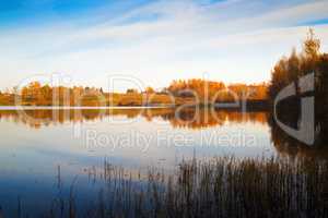 Picturesque autumn landscape