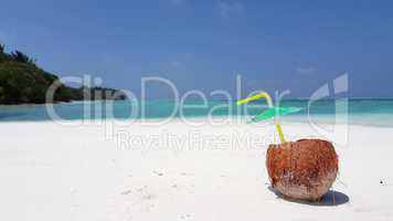 v02037 Maldives beautiful beach background white sandy tropical paradise island with blue sky sea water ocean 4k coconut