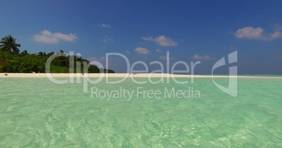 v02072 Maldives beautiful beach background white sandy tropical paradise island with blue sky sea water ocean 4k