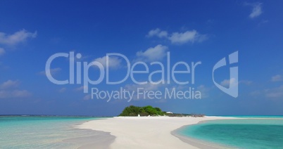 v02313 Maldives beautiful beach background white sandy tropical paradise island with blue sky sea water ocean 4k