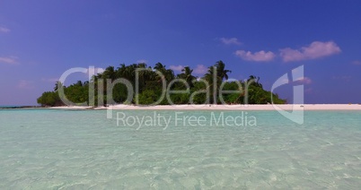 v02349 Maldives beautiful beach background white sandy tropical paradise island with blue sky sea water ocean 4k