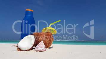 v02419 Maldives beautiful beach background white sandy tropical paradise island with blue sky sea water ocean 4k coconut sun cream