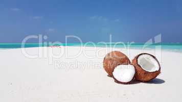 v02431 Maldives beautiful beach background white sandy tropical paradise island with blue sky sea water ocean 4k coconut