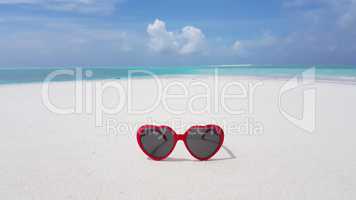 v02441 Maldives beautiful beach background white sandy tropical paradise island with blue sky sea water ocean 4k sunglasses